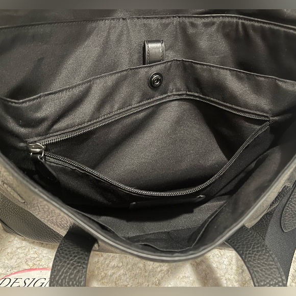 Authentic COACH Hamilton Black Leather Portfolio Briefcase 75757 Unisex EUC! - Picture 12 of 13